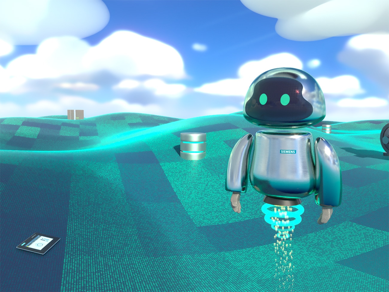 robot-in-landschap
