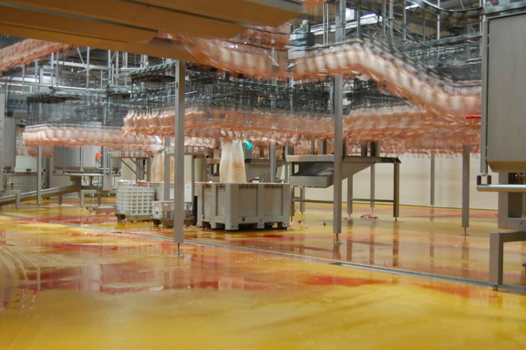 Chemische resistente vloeren voor de voedingsindustrie
