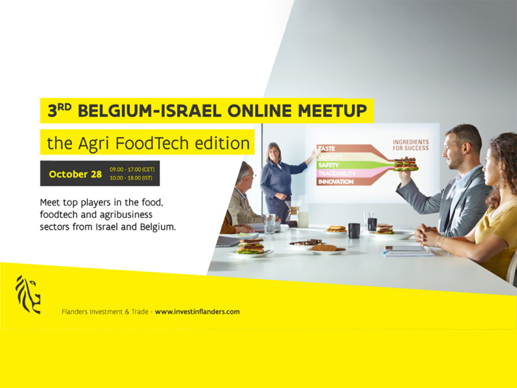 Belgium-Israel online meetup, the Agri FoodTech edition