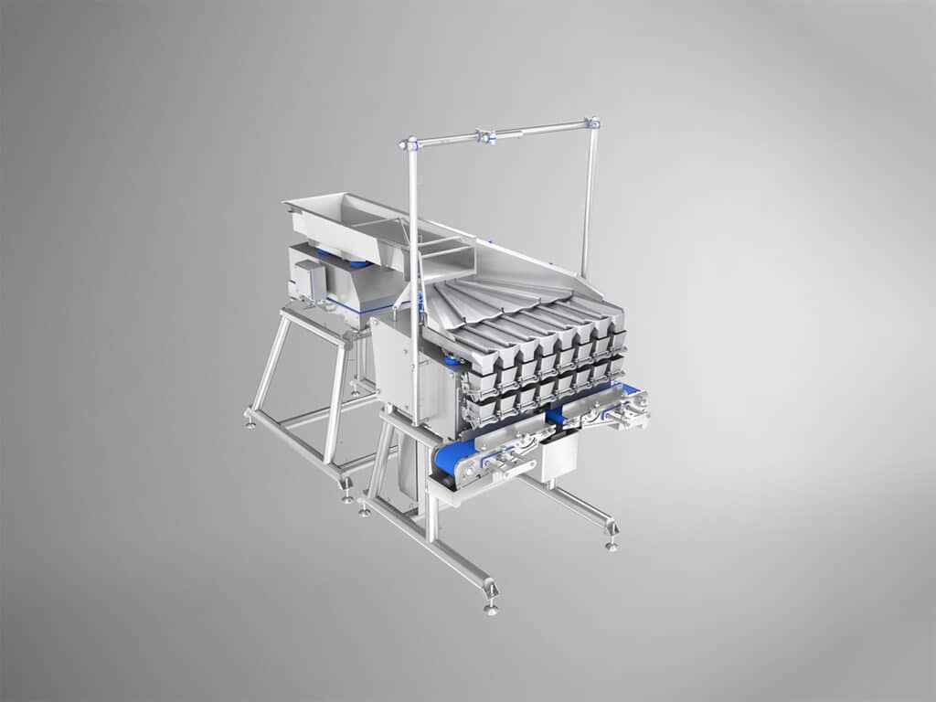 Nieuwe lineaire multiheadweger met gepatenteerd camerasysteem