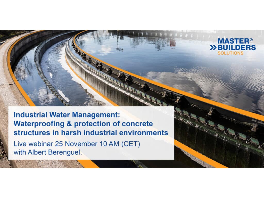 Gratis webinar 25/11/2021 10.00 – Industrial Water Management