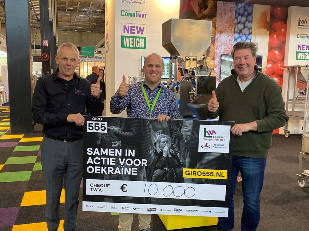 Goede doelen veiling brengt €10.000 op voor Giro555