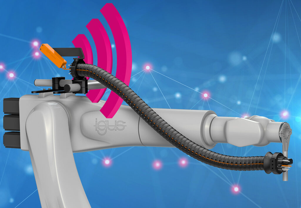 Flexibiliteit en veiligheid: eerste monitoringsysteem voor 3D robotkabelgeleiding van igus