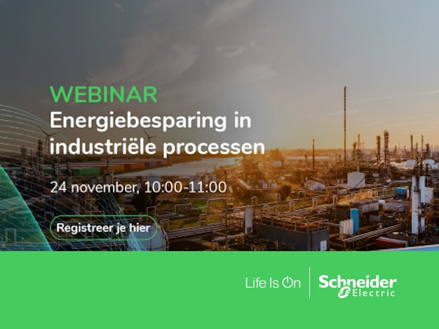 WEBINAR: Energiebesparing in industriële processen