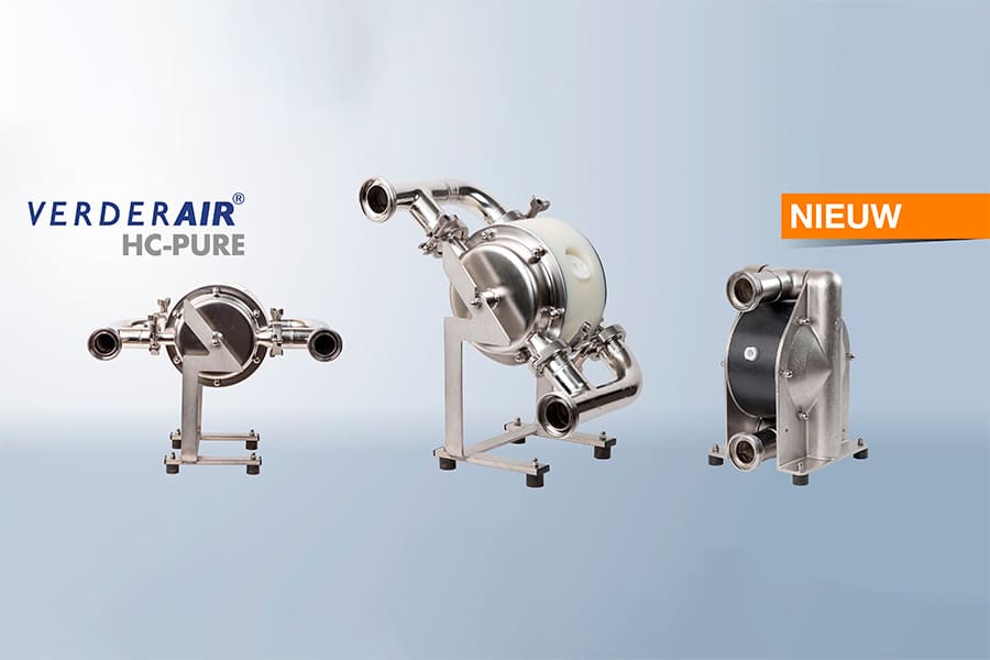 Maak kennis met de Verderair HC-PURE: De perfecte hygiënische membraanpomp!