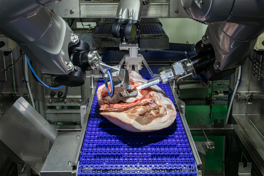Varkensvlees uitbenen – met robots en artificiële intelligentie