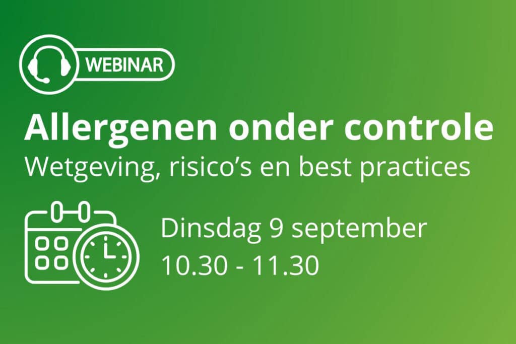 Allergenen onder controle