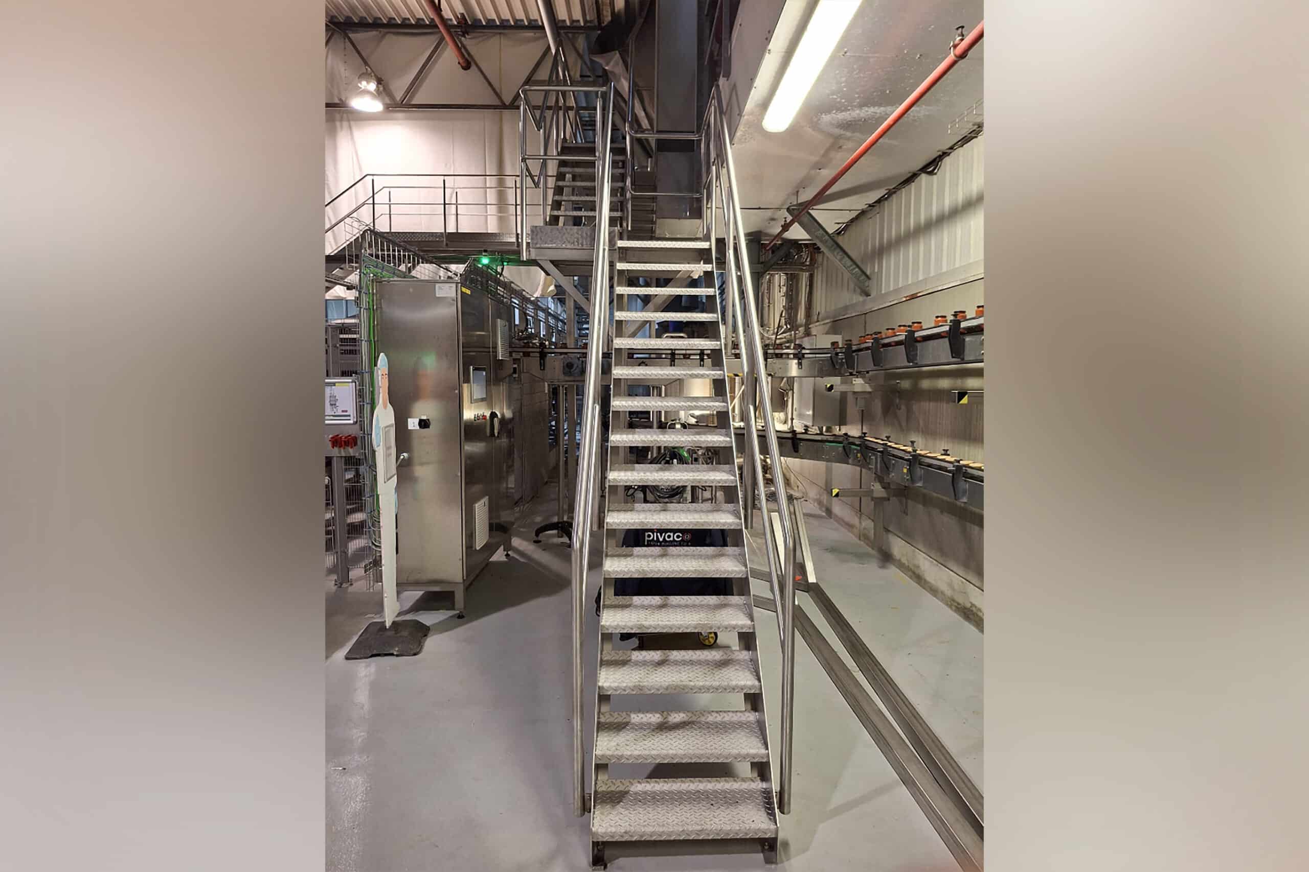 Bordes van 360 m² voor nieuwe productielijn 1